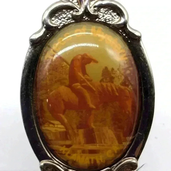 Trees Of Mystery Other - Trees of Mystery Klamath CA Souvenir Engraved Spoon Kitschy Cool